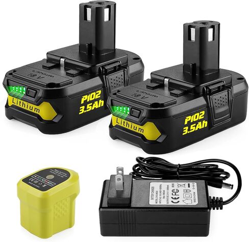 18V 8000mAh تبديل البطارية ل Ryobi 18v بطارية P102 P103 P104 P105 P107 P108 P109 P190 P191 P122 in Kuwait