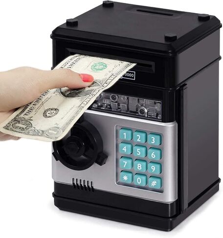 Refasy Piggy Bank Cash Coin Can ATM Bank Electronic Money Bank للأطفال - هدية رائعة in Kuwait