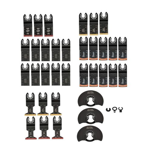 findmall Versatile 35-Piece Oscillating Blade Kit 7 Types Oscillating Saw Blade Combination Fit for Wood, Metal, and Plastic in Kuwait