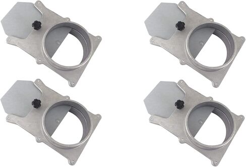 Taytools 278505 Set of 4 each 3" OD Blast Gates Self Cleaning No Clog Aluminum for Dust Collection System in Kuwait