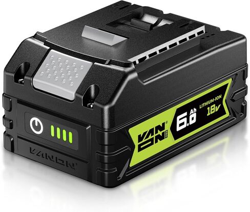 استبدال بطارية ليثيوم VANON 6.0Ah لبطارية Bosch 18V BAT609، BAT610G، متوافقة مع شواحن Bosch 18V وأدوات الطاقة اللاسلكية، عبوتان in Kuwait
