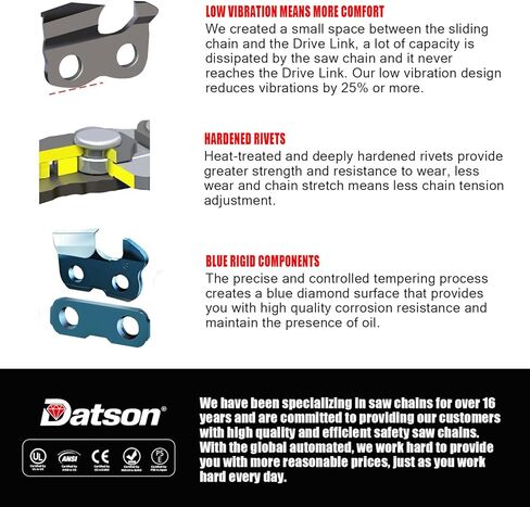 3PC 8 Inch Pole Saw Chain for Dewalt DCPS620B DCPS620M1 Chainsaw, 8" Chain DCCS623B DCCS623L1,8 Inch DeWalt Pole Saw Chain for DCPS620,Craftsman CMZCSC8, Troy-Bilt 753-05592 & More in Kuwait