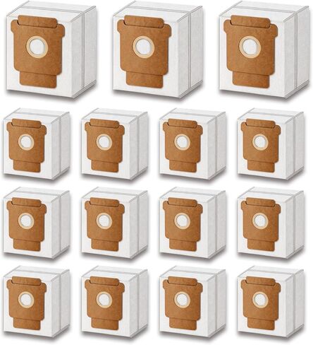 15 Pack Replacement Dust Bags for iRobot Roomba Combo 105, 104, 105 Vac, Plus 405 (G181/G185), Plus 504 Vac, 505 Combo, Max 705, Roomba Essential 2 (Q0520) & i/j/s Series i3 i7 j7 j9 s9+ in Kuwait