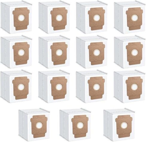 15 Pack Replacement Dust Bags for iRobot Roomba Combo 105, 104, 105 Vac, Plus 405 (G181/G185), Plus 504 Vac, 505 Combo, Max 705, Roomba Essential 2 (Q0520) & i/j/s Series i3 i7 j7 j9 s9+ in Kuwait