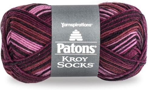 Patons Kroy Socks Yarn - (1) Gauge - 1.75 أوقية - التوت الأزرق التوت الأزرق - in Kuwait