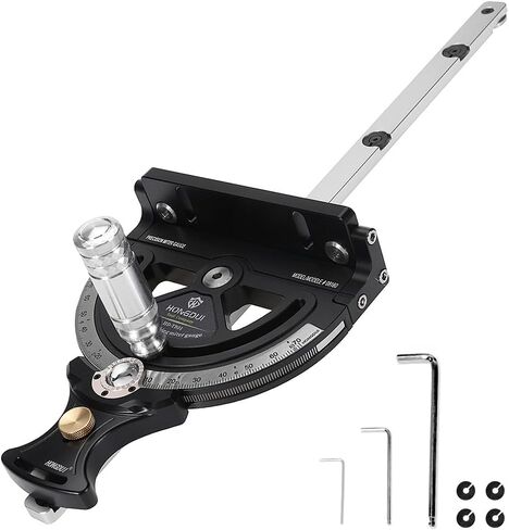 HONGDUI MG21 Miter Gauge for Table Saws Full-Range Locking (-70° to 70°) with 36inch Extended Table Saw Miter Gauge Fence, Mitre Gauges Fit 3/8 x 3/4" T/U Slot for Table Saw Router Table in Kuwait
