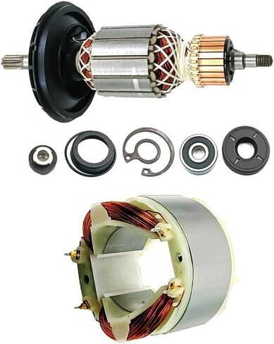 for Bosch RH540 Series Power Tool Rebuild Kit - Armature (1619P10864), Field Coil (1619P08324) for RH540/RH540S/RH540M in Kuwait