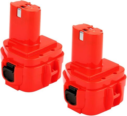 Shentec 2-Pack 12V 4.0Ah Battery Compatible with Makita 1220 1222 1233 1200 1201 1234 1235 192681-5 Cordless Power Tools in Kuwait