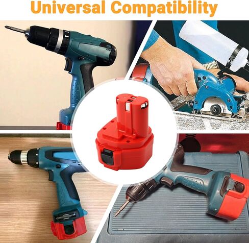 Shentec 2-Pack 12V 4.0Ah Battery Compatible with Makita 1220 1222 1233 1200 1201 1234 1235 192681-5 Cordless Power Tools in Kuwait