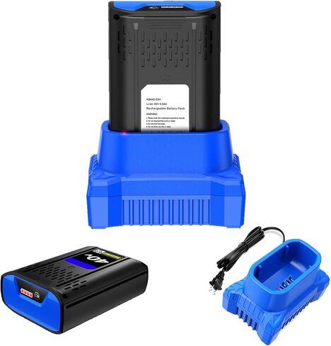 40V 6.0Ah Battery and Charger Kit, Compatible with Kobalt 40V Max Battery KB440-03 KB540C-06 KB540-06 KB2540C-06 KB640-03 KB240-06 in Kuwait