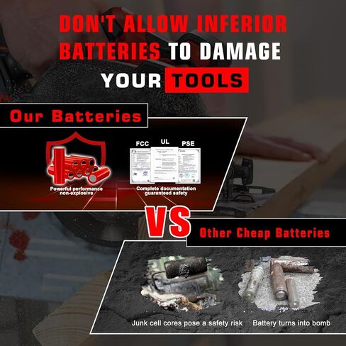 20V 6.0Ah Replacement for Skil 20V Battery BY519601 BY519603 BY519702 Cordless Power Tools Battery Compatible with PWRCORE 20V Series Cordless Power Tools, for PWRCore Skil Battery in Kuwait