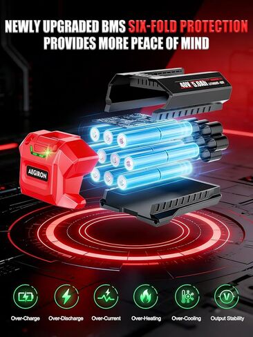 استبدال بطارية Skil PWRCore 40V 5.0Ah، متوافقة مع أدوات طاقة بطارية ليثيوم-Lon بقدرة 40 فولت من Skil، لبطارية PWRCore 40V BY8705-00 BY8708-00 BY8708C-01 BY8723C-00 in Kuwait