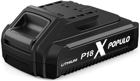 Populo 18V (20V MAX) Lion Battery 2.0Ah P18, PBP-2000، فقط لطراز Brad Nailer PCSG-20 in Kuwait