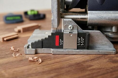 ToolCurve DF 500 Imperial Thickness Gauge Compatible with Festool Domino (Black) in Saudi Arabia