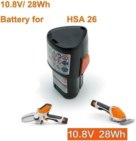 2600mAh 10.8V Replacement Battery Compatible with STIHL Tools, for AS2 HSA 26 GTA 26 Cordless Shrub & Grass Shears in Kuwait