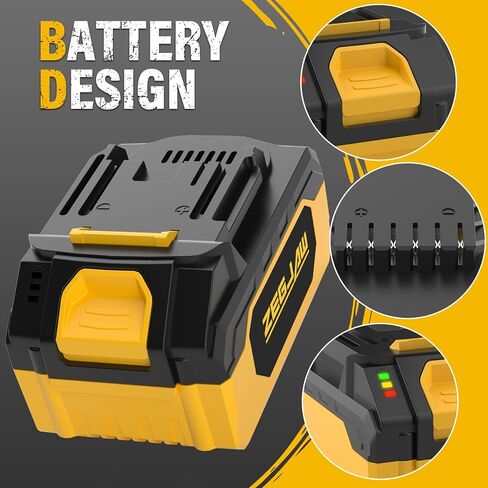 بطارية ليثيوم ZEGJAW 20V 1-Pack 4.0Ah لأدوات الطاقة اللاسلكية في الحديقة in Kuwait