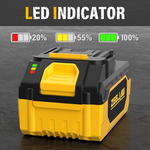 بطارية ليثيوم ZEGJAW 20V 1-Pack 4.0Ah لأدوات الطاقة اللاسلكية في الحديقة in Kuwait