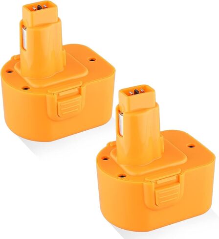 PDstation 2Pack 4800mAh DC9071 بطارية Ni-Mh بديلة لبطارية Dewalt 12v DW9072 DC9071 DE9037 DE9071 DE9072 DE9074 DE9075 152250-27 متوافقة مع أداة الطاقة اللاسلكية لبطارية Dewalt 12 فولت in Kuwait