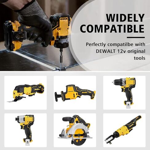 PDstation 2Pack 4800mAh DC9071 بطارية Ni-Mh بديلة لبطارية Dewalt 12v DW9072 DC9071 DE9037 DE9071 DE9072 DE9074 DE9075 152250-27 متوافقة مع أداة الطاقة اللاسلكية لبطارية Dewalt 12 فولت in Kuwait