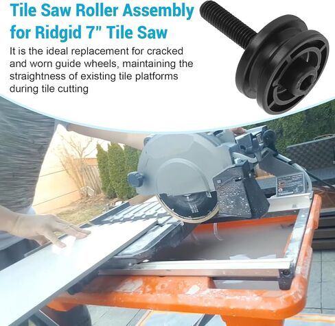 3 قطع 305784005 305784001 مجموعة بكرة منشار البلاط لـ Ridgid 7 بوصة R4030 R4030S R4031 R40311 Ryobi DT180EVO، سعة تحميل 220 رطل in Kuwait