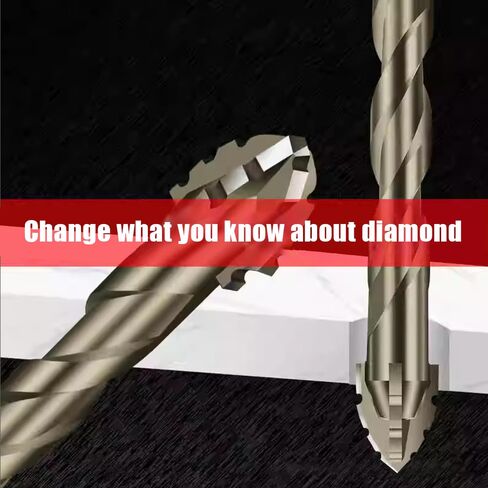 3pcs Carbide Tipped Sawtooth Eccentric Drill Bits, Hex Shank for Ceramic Tile, Cast Iron, Glass, Marble, Concrete, Dry Drilling Tool in Kuwait