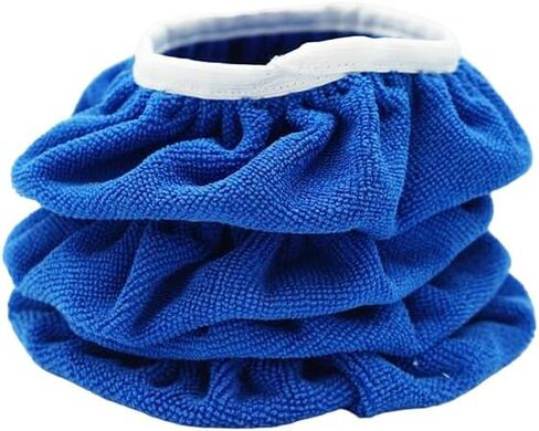 6 PCS 9-10 Inch Car Buffing Pads, Soft Microfiber Polishing Bonnet Buffing Pad Cover for Car Detailing, Waxing and Polishing in Saudi Arabia