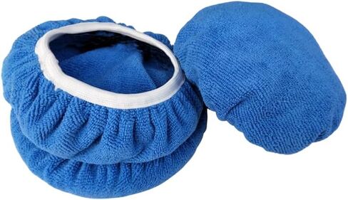 6 PCS 9-10 Inch Car Buffing Pads, Soft Microfiber Polishing Bonnet Buffing Pad Cover for Car Detailing, Waxing and Polishing in Saudi Arabia