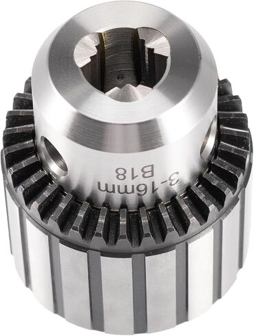 5/8" Heavy Duty Drill Chuck with MT2 Arbor & 3/8"-16 Drawbar Thread - Includes K32 Key - Forged All-Steel Construction - 1/8" to 5/8" Clamping Range - Model B18-MTB2 in Kuwait