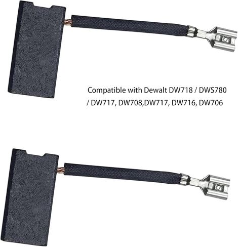 فرش كربون متوافقة مع منشار ميتري Dewalt DW718 / DWS780 / DW717، DW708، DW717، DW716، DW706 (عبوة من قطعتين) in Kuwait