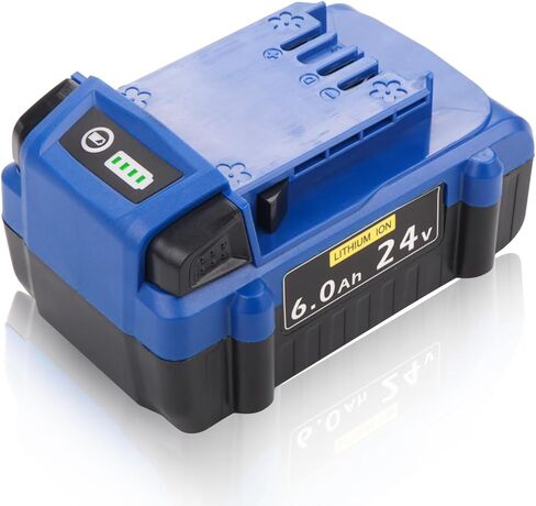 بديل 24 فولت 6.0 أمبير لبطارية Kobalt 24V Max، متوافق مع أدوات وشواحن الطاقة اللاسلكية Kobalt 24 فولت KB624-03 KB524-03 KB424-03 KB224-03 KB124-03 0673802 1051230 KRC 2490-03 KRH 124B-03 in Kuwait