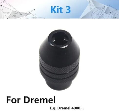 1Pc M8 / M7 Mini Drill Chuck Accessory for Dremel Rotary Tool and Grinder Faster Bit Swaps Accessoy (1pc Kit 2) in Kuwait