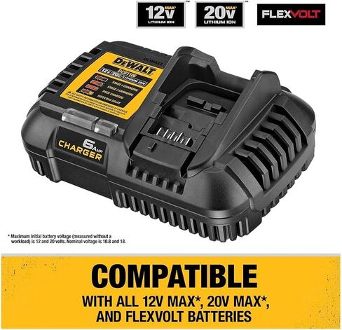 ديوالت DCB606C FLEXVOLT 20V/60V MAX بطارية ليثيوم أيون وشاحن in Kuwait
