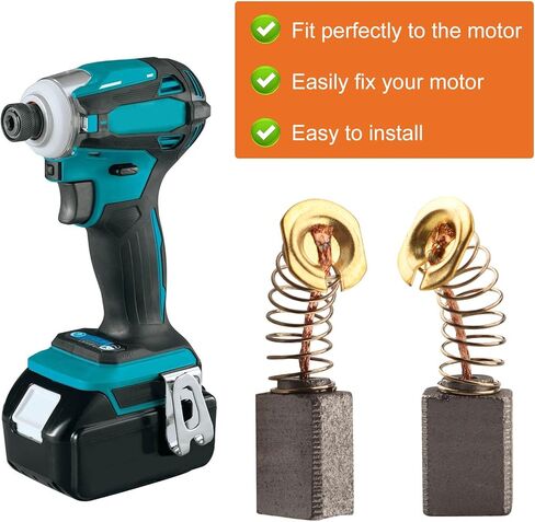 CB408 Electric Motor Carbon Brush Compatible With Makita CB410 CB411 CB422 195008-8 191938-1 191940-4 6540855-4 Pack in Kuwait