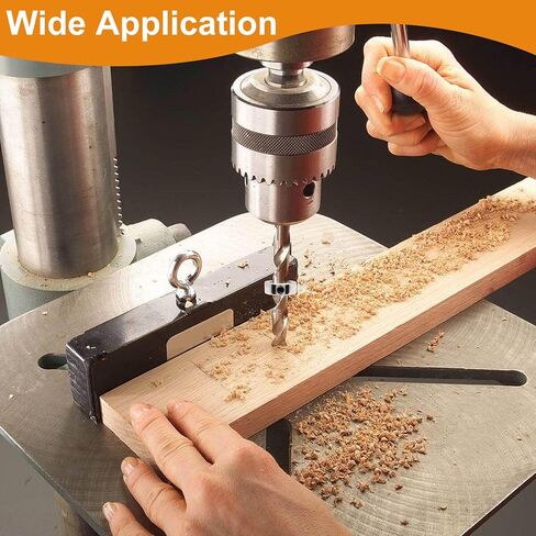 Drill Bit Stop Collar Set, 21 Pieces of Drill Stop Collar Set Woodworking Ring Locator with Wrench (1/8",1/4",5/32",3/16",5/16",3/8",1/2") in Kuwait