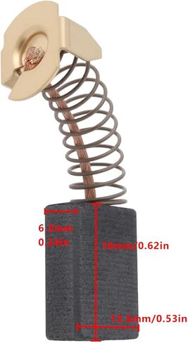 4 Pairs Motor Carbon Brush 194986-9 181047-4 Compatible with Makita CB-154 5007NB 6.5x13.5x16mm in Kuwait
