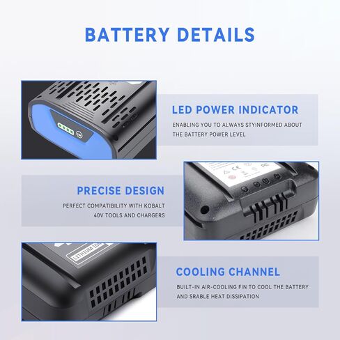 3.5Ah 40V ماكس استبدال البطارية لكوبالت 40 فولت بطارية ليثيوم أيون KB440-03 KB540C-06 KB540-06 KB2540C-06 KB640-03 KB240-06 KB640-06 KB245-06 KRC40-06 KB440C-06 KRC60 KRC40-06 KB240-06 KB-540-06 in Kuwait