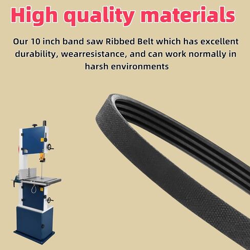 4 Pack 119214000 ﻿Band Saw Drive Belt for Craftsman 10 Inch Band Saw 1/3 HP Motor,Replace Bandsaw Drive Belt,-JL22020003 119.214000 119214000 124.214000 351.214000 in Kuwait