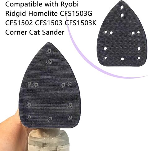 2 Pcs Mouse Sander Replace,For Ryobi 039065005001 Backing Platen Compatible with Ryobi Ridgid Homelite CFS1503G CFS1502 CFS1503 CFS1503K Corner Cat Sander in Kuwait