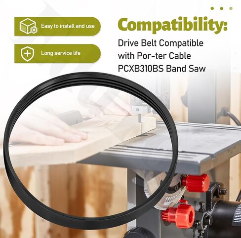 Drive Belt for Por-ter Cable PCXB310BS Band Saw, High Strength Band Saw Drive Belt in Kuwait