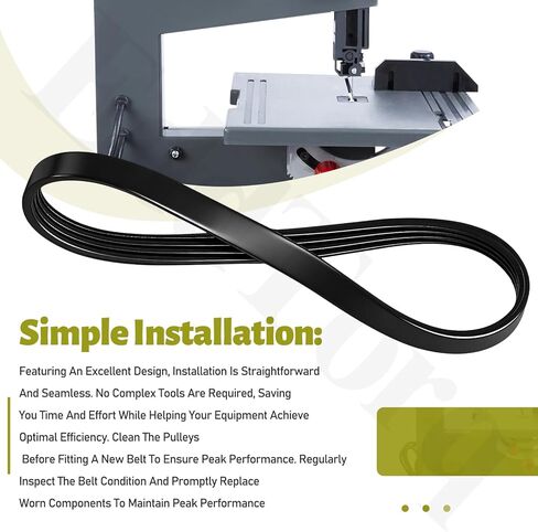 Drive Belt for Por-ter Cable PCXB310BS Band Saw, High Strength Band Saw Drive Belt in Kuwait