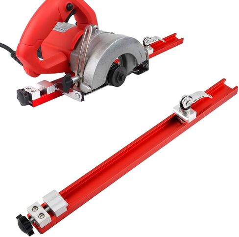 Circular Saw Guide Rail Fits 12" Saw Base, Aluminum Alloy Cutting Machine Base Guide Electric Cutting Guides for Precision Cuttings and Milling Tasks(COLOR:red) in Kuwait