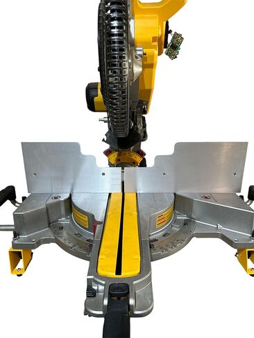 Aluminum Miter Saw Zero Clearance Fence | Stairstep Cutout for Full Sliding Functionality | Compatible with Dewalt Sliding Compound Miter Saws DHS780, DHS790, DWS779, DWS782 and DWS780 in Kuwait