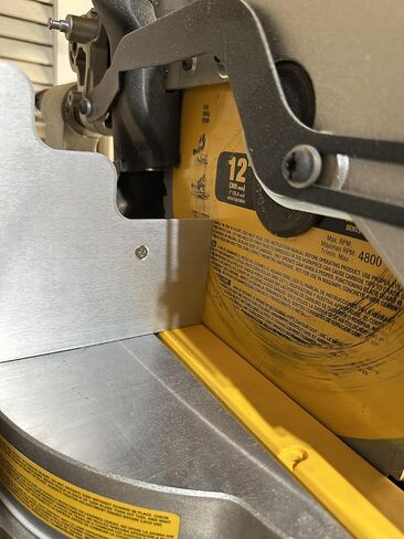 Aluminum Miter Saw Zero Clearance Fence | Stairstep Cutout for Full Sliding Functionality | Compatible with Dewalt Sliding Compound Miter Saws DHS780, DHS790, DWS779, DWS782 and DWS780 in Kuwait