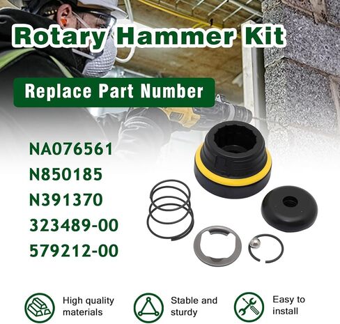 مجموعة أدوات تجميع المطرقة الدوارة مناسبة لـ DEWALT D25263K D25124K D25134K DCH364 DCH253 DCH273 DCH263B D25262K DCH263R2 DCH274 أداة الطاقة استبدال رقم الجزء NA076561 N850185 in Kuwait
