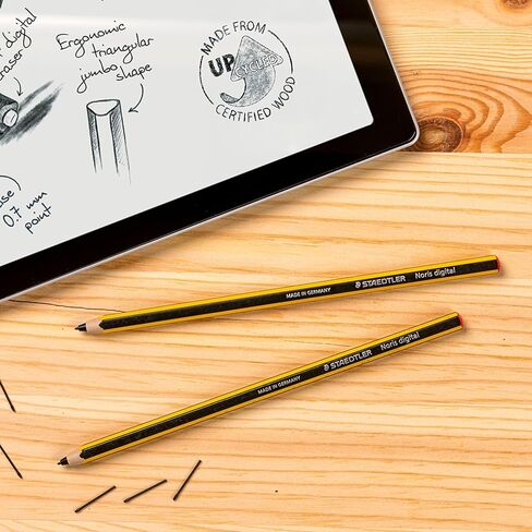 Staedtler استبدال NIBs لـ Noris Digital EMR Styli ، 5 نقاط الاحتياط وأداة Tweezer ، 18022 SN in Kuwait