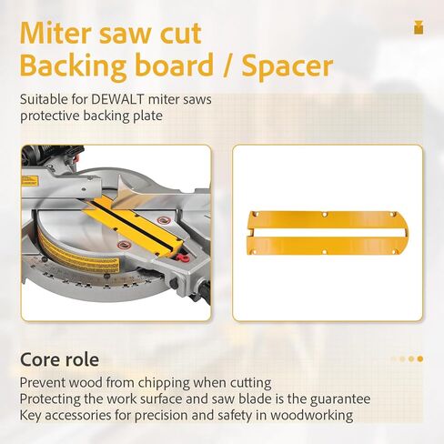 2-Pack 146726-02 Mitre Saw Kerf Plate - استبدال دقيق لنماذج DeWalt DWS713، DWS715، DWS716، DWS716XPS، DW703، DW704، DW705، DW706، ونماذج المنشار المائل 3660، 3680 in Kuwait