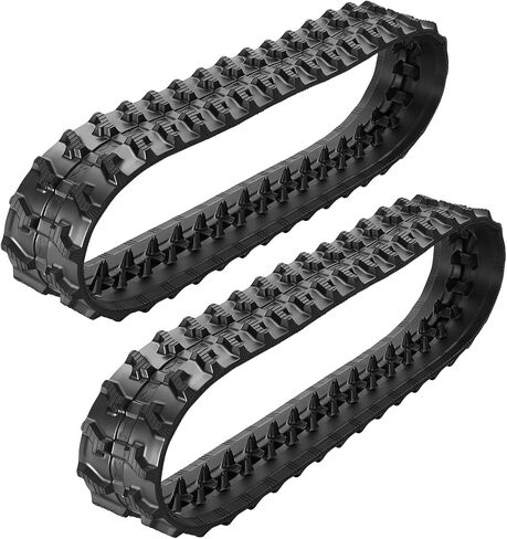 Garvee 180x72x37 Rubber Tracks Set of 2 - Mini Excavator Replacement Tracks with Specialized Pattern, Heavy Duty and Tear-Resistant in Kuwait