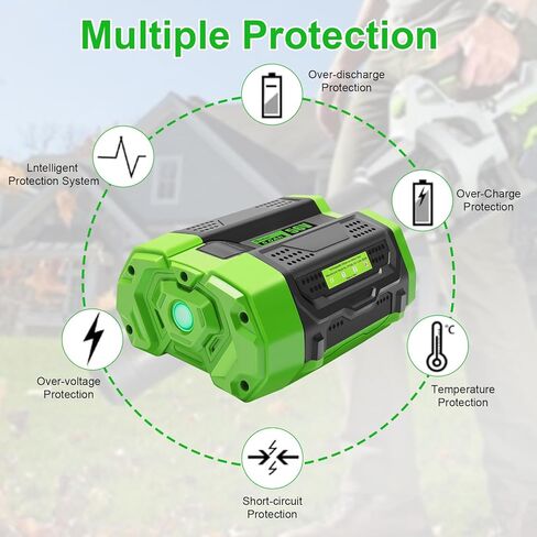 waitley 56V 5.0Ah Replacement Battery Compatible with EGO 56-VoIt BA2800T BA2800 BA4200 BA1400 Power+ Cordless Tools Lawn Mower Leaf Blower Chainsaw (Not Made in EGO) in Kuwait