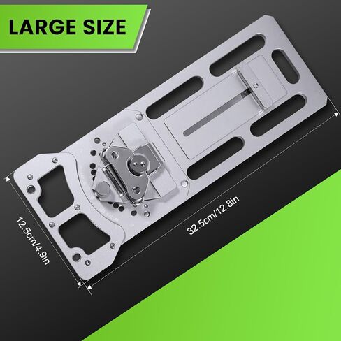 Adjustable Angle Track Saw with -60° to 60° Quick Positive Angle Stop, 90° Right Angle Rail Square Guide, Circular Saw Guide Compatible with Festool/Makita/Wen/Dewalt/Milwaukee/Milescraft/Kreg in Kuwait