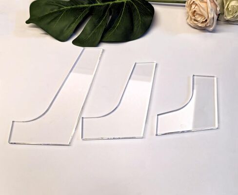 Mid Century Modern Table Leg Router Templates,Laser-Cut Acrylic Woodworking Templates for Custom Furniture Legs,Available in 4", 6", 8" Sizes (3PCS) in Kuwait